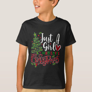 Just a Girl, die Weihnachten ein Geschenk für XMAS T-Shirt