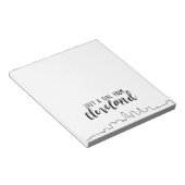 Just a Girl From Cleveland Notizblock (angewinkelt)