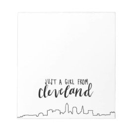 Just a Girl From Cleveland Notizblock