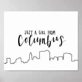 Just a Girl From Columbus Poster