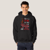 Just A Girl Loves Valentine And Irish Setters Cute Hoodie (Vorne ganz)