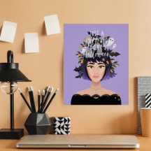 Just a Girl Who Liebe Halloween Costume Beauty Pos