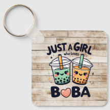 "Just a Girl Who Lieben Boba" Personalisierter Sch