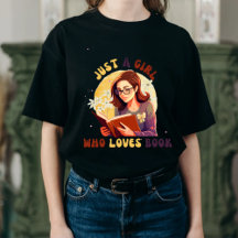 Just a Girl Who Lieben Books - Buchen Sie Lover T 
