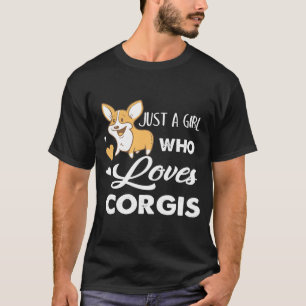 Just A Girl Who Lieben Corgis Design Corgi Mama Pr T-Shirt