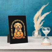 Just a Girl Who Lieben Golden Retrievers Fotoplatte (Seite)