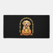 Just a Girl Who Lieben Golden Retrievers Schreibtischunterlage (Vorderseite)