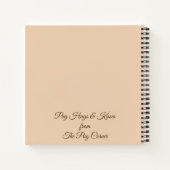 Just a Girl Who Lieben Möpsen Notebook Notizblock (Rückseite)