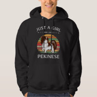 Just A Girl Who Lieben Pekinese Shih Tzu Pekingese