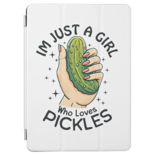 Just a Girl Who Lieben Pickles - Funny Vegan iPad Air Hülle