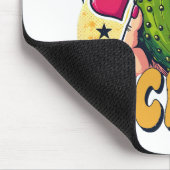Just a Girl Who Lieben Pickles - Funny Vegan Mousepad (Ecke)
