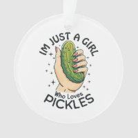 Just a Girl Who Lieben Pickles - Funny Vegan