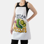 Just a Girl Who Lieben Pickles - Funny Vegan Schürze (InSitu)