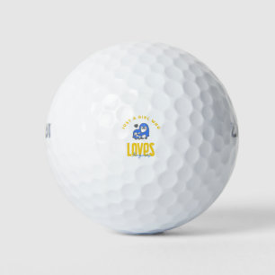 Just A Girl Who Love Penguins Golfball