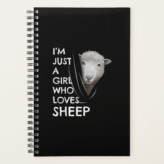Just A Girl Who Love Sheep | Sheep Fans gift Planer (Vorderseite)