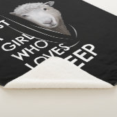 Just A Girl Who Love Sheep | Sheep Fans gift Sherpadecke (3/4)