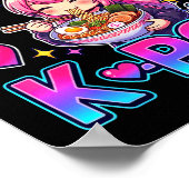 Just A Girl Who Loves Anime Ramen And K-p  Poster (Ecke)
