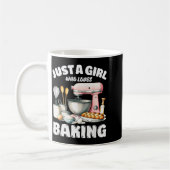 Just A Girl Who Loves Baking, Baking Lover Kaffeetasse (Links)
