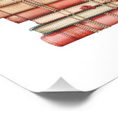 Just a Girl Who Loves Books Fotodruck (Ecke)