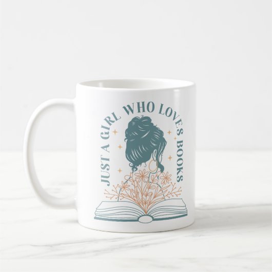 Just A Girl Who Loves Books Kaffeetasse (Links)
