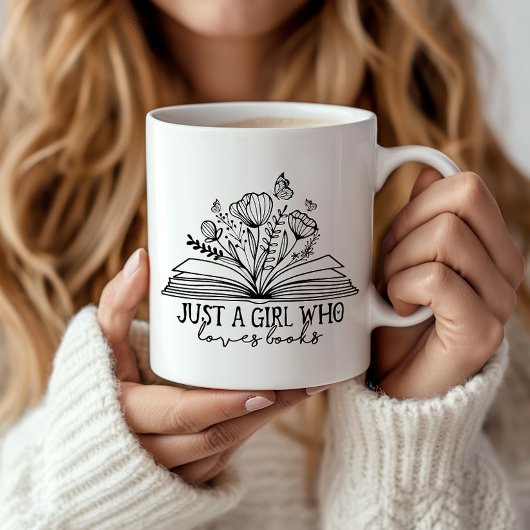Just A Girl Who Loves Books Kaffeetasse