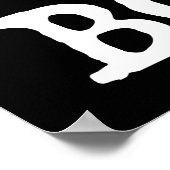 Just A Girl Who Loves Books Poster (Ecke)