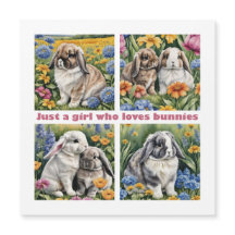 Just a girl who loves bunnies