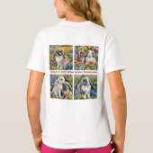 Just a girl who loves bunnies T-Shirt (Rückseite)