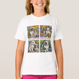 Just a girl who loves bunnies T-Shirt