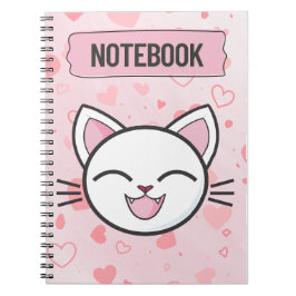 "Just a Girl Who Loves Cats – Cute Cat Notebook" Notizblock