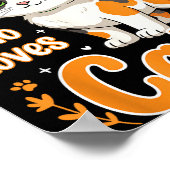 Just A Girl Who Loves Cats Valentines Day Cat Wome Poster (Ecke)