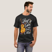 Just A Girl Who Loves Cellos Cello Player Cellist T-Shirt (Vorne ganz)