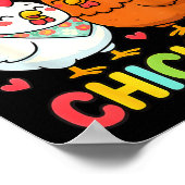 Just A Girl Who Loves Chickens Cute Chicken Lover  Poster (Ecke)