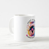 Just a Girl Who Loves Christian Music Mug Kaffeetasse (Vorderseite Links)