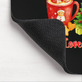 Just A Girl Who Loves Christmas Cute Gingerbread X Mousepad (Ecke)