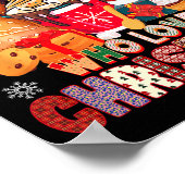 Just A Girl Who Loves Christmas Hot Cocoa Lover Xm Poster (Ecke)