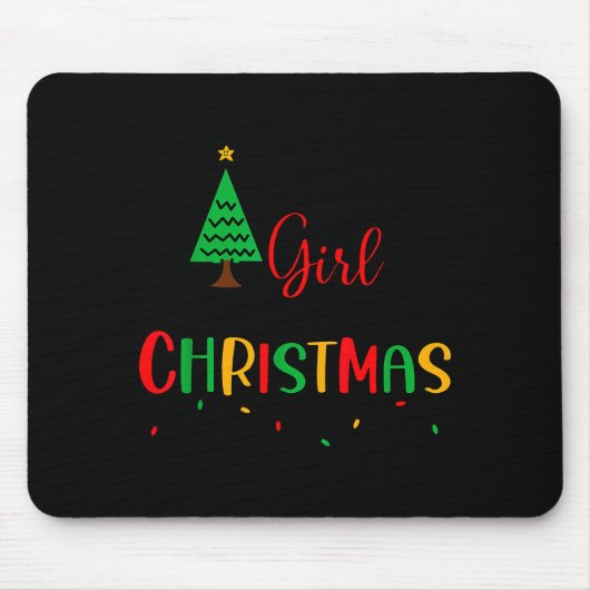 Just A Girl Who Loves Christmas, Women, Girls, Kid Mousepad (Vorne)