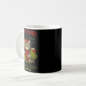 Just A Girl Who Loves Ckles And Cats Christmas Kaffeetasse (Vorderseite Links)
