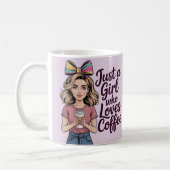 Just A Girl Who Loves Coffee Classic Mug Kaffeetasse (Links)
