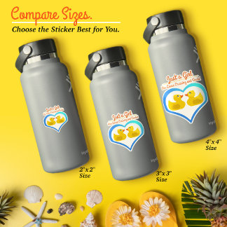 Just a Girl Who Loves Cruising and Ducks–Vacation Aufkleber