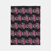 Just A Girl Who Loves Dance Gift for Dancer  Fleecedecke (Vorderseite)