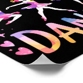 Just A Girl Who Loves Dance Poster (Ecke)