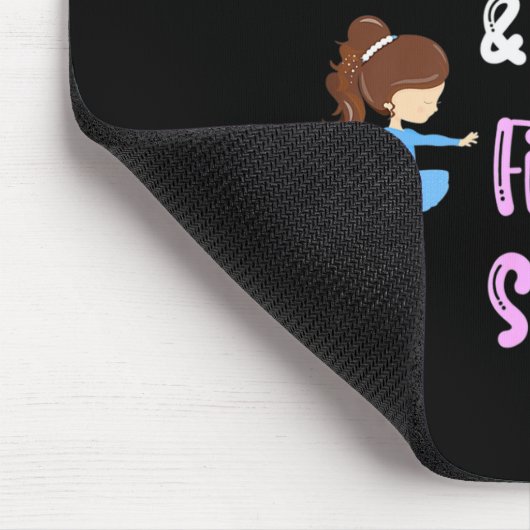 Just A Girl Who Loves Dinosaurs And Figure Skating Mousepad (Ecke)