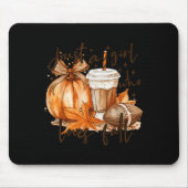 Just A Girl Who Loves Fall Pumpkin Cozy Autumn Fal Mousepad (Vorne)