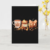 Just A Girl Who Loves Fall Pumpkin Cozy Autumn Karte (Gelbe Blume)