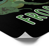 Just a girl who loves frogs poster (Ecke)