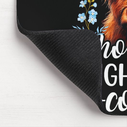 Just A Girl Who Loves Highland Cows Scottish Highl Mousepad (Ecke)
