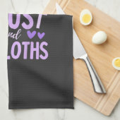 Just A Girl Who Loves Jesus and Sloths Christian C Geschirrtuch (Viertel Falte)