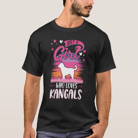 Just a girl who loves Kangals T-Shirt (Vorderseite)