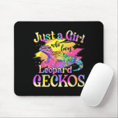 Just A Girl Who Loves Leopard Geckos Mousepad (Mit Mouse)